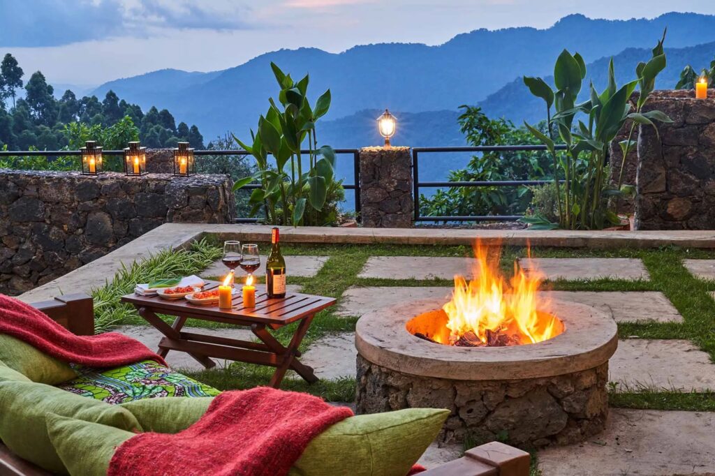 Lakeside lodge used to illustrate Rwanda honeymoon costs